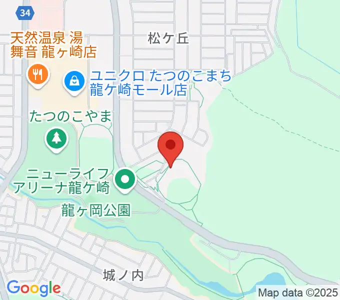 TOKIWAスタジアム龍ケ崎の地図