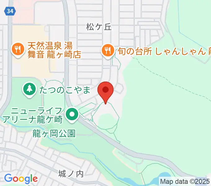 TOKIWAスタジアム龍ケ崎の地図