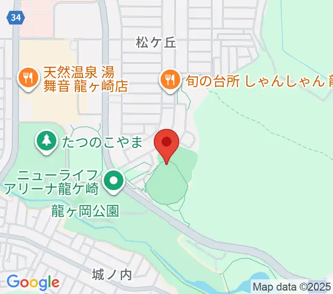 TOKIWAスタジアム龍ケ崎の地図