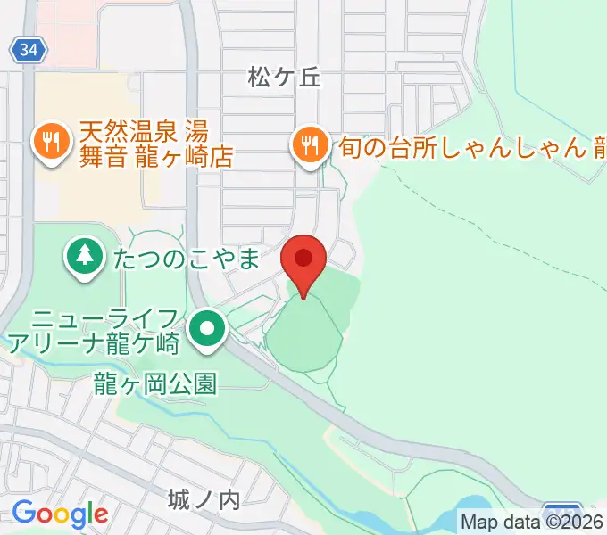 TOKIWAスタジアム龍ケ崎の地図