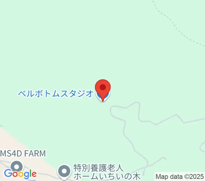 ベルボトムスタジオの地図