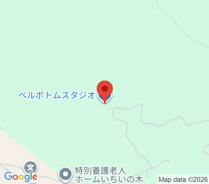 ベルボトムスタジオの地図