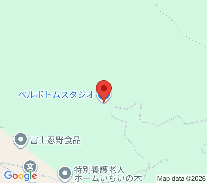 ベルボトムスタジオの地図