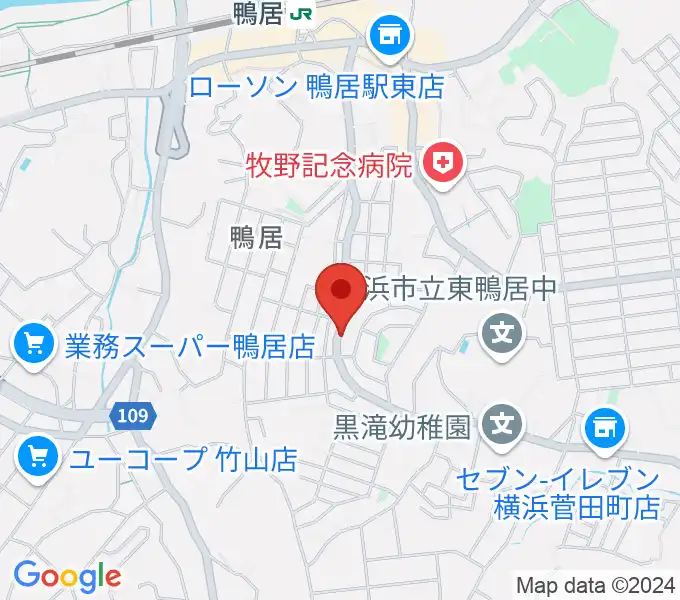 スタジオあぢとの地図