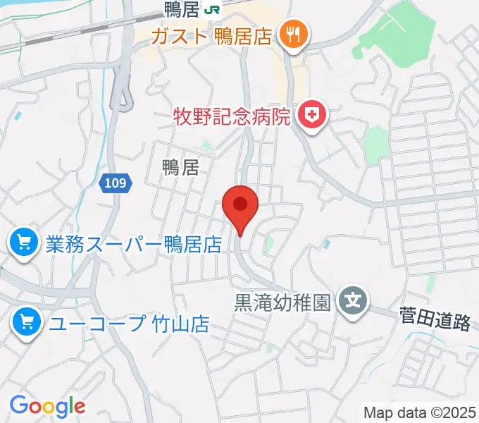 スタジオあぢとの地図