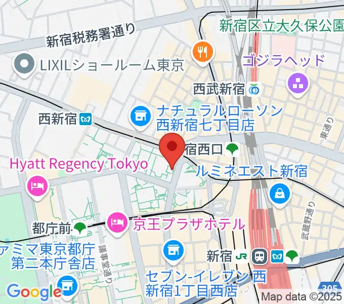 SOMPO美術館の地図
