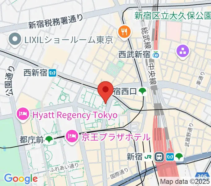 SOMPO美術館の地図