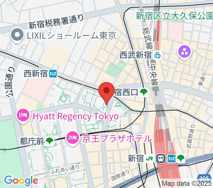 SOMPO美術館の地図