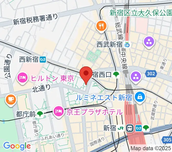 SOMPO美術館の地図