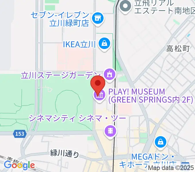 PLAY! MUSEUMの地図