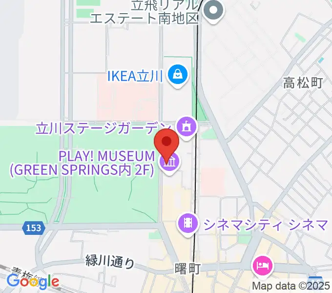 PLAY! MUSEUMの地図