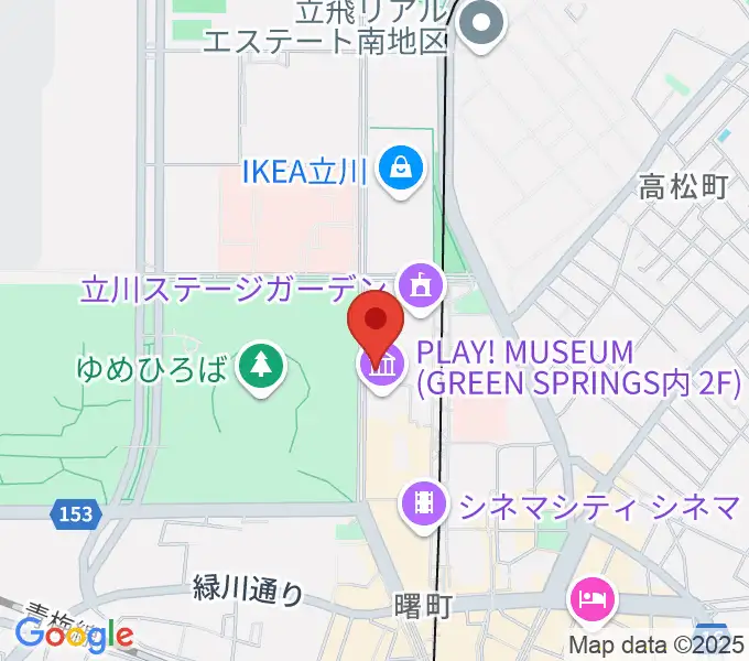 PLAY! MUSEUMの地図