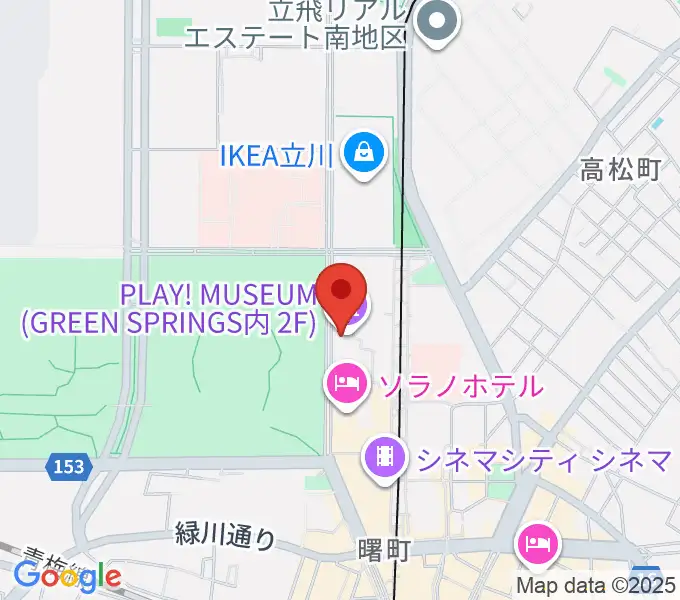PLAY! MUSEUMの地図