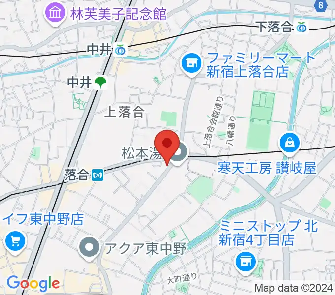 プラチナムガレージの地図