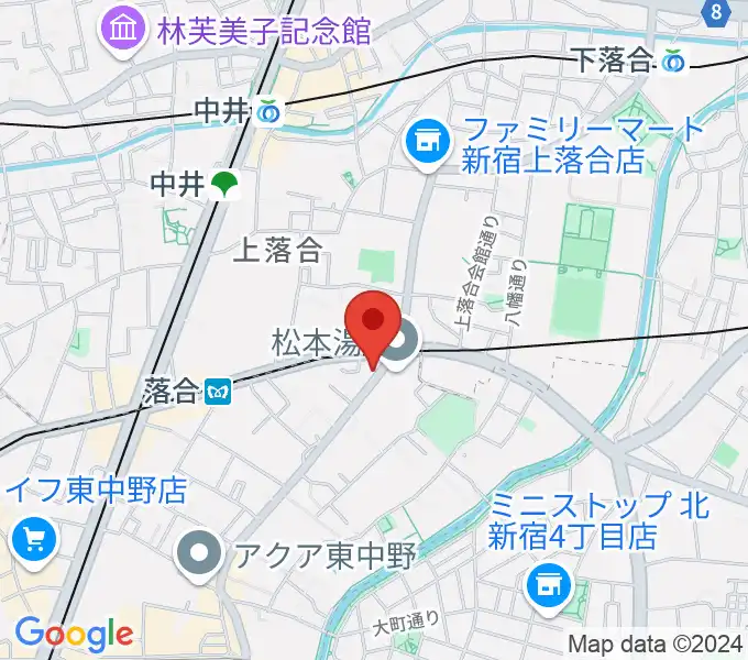 プラチナムガレージの地図