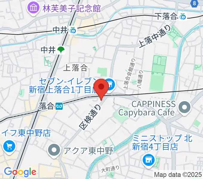 プラチナムガレージの地図