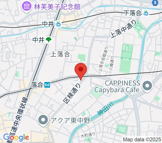プラチナムガレージの地図