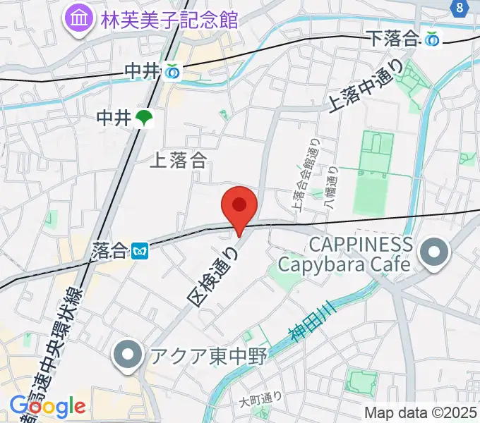プラチナムガレージの地図