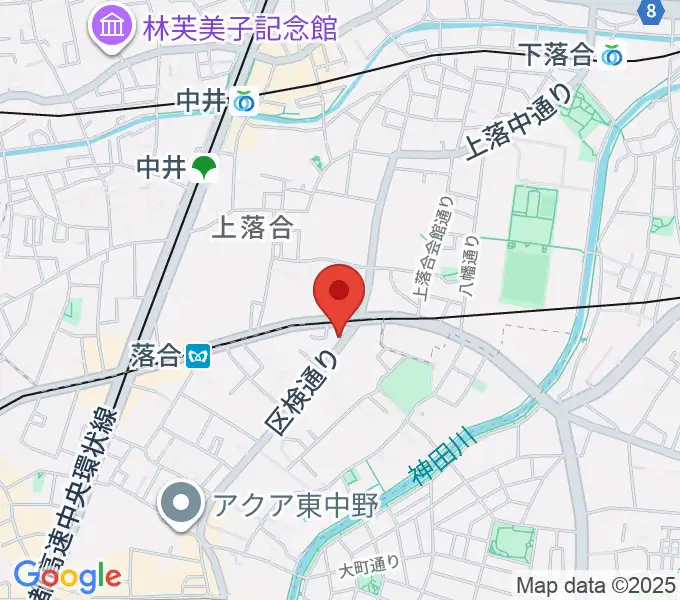 プラチナムガレージの地図