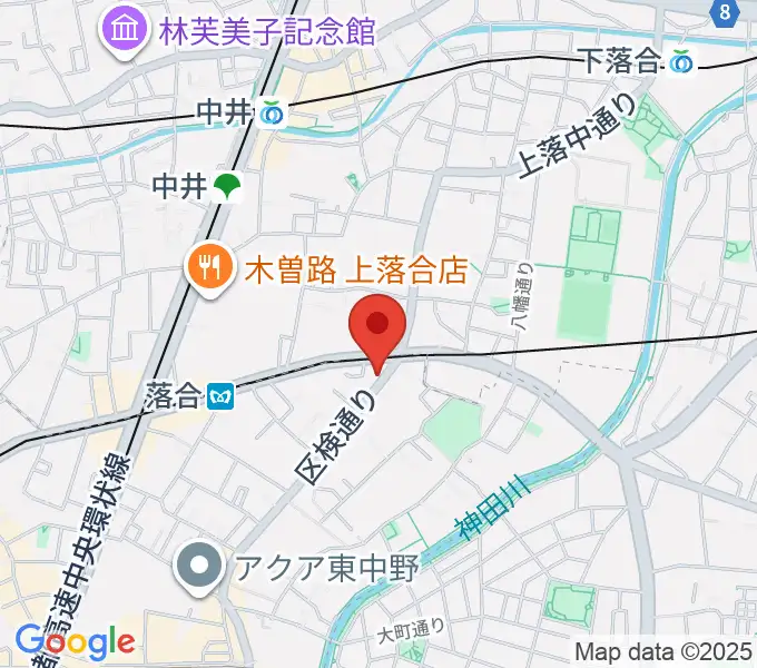 プラチナムガレージの地図