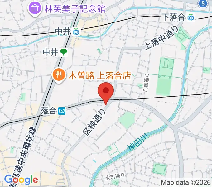 プラチナムガレージの地図