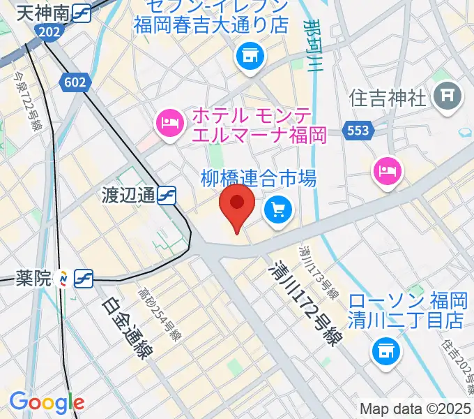福岡HEACON LABOの地図