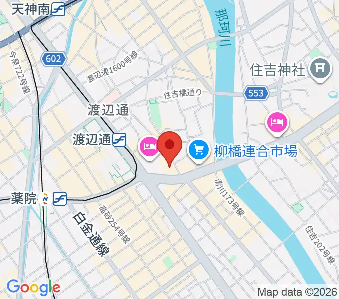 福岡HEACON LABOの地図