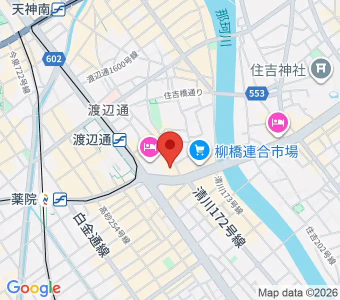福岡HEACON LABOの地図