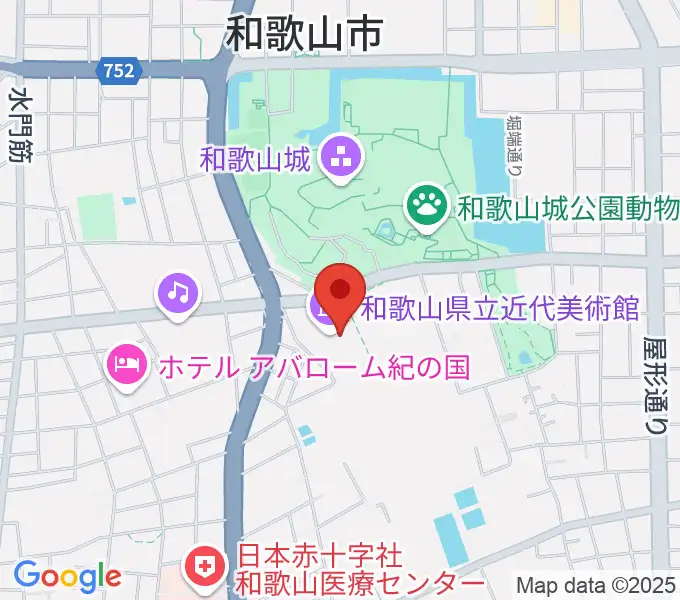 和歌山県立近代美術館の地図