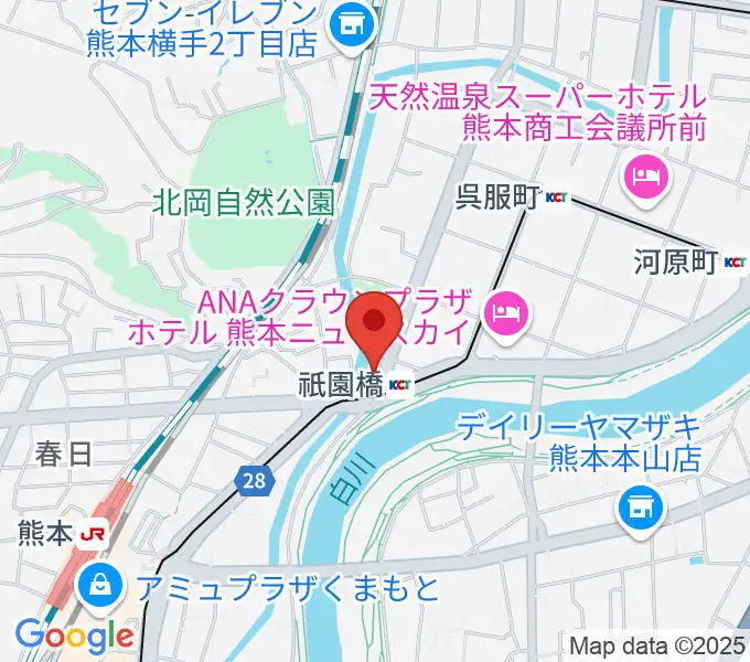 KAZ Guitar Music Schoolの地図