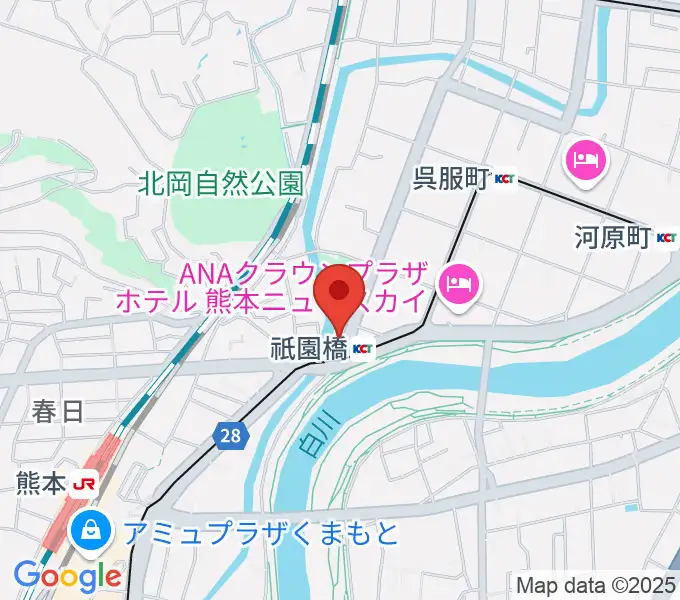 KAZ Guitar Music Schoolの地図