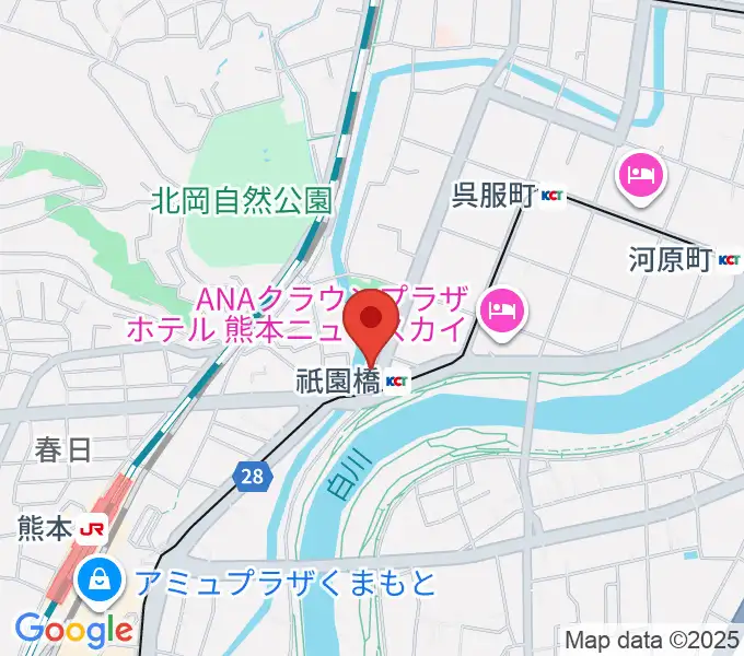 KAZ Guitar Music Schoolの地図