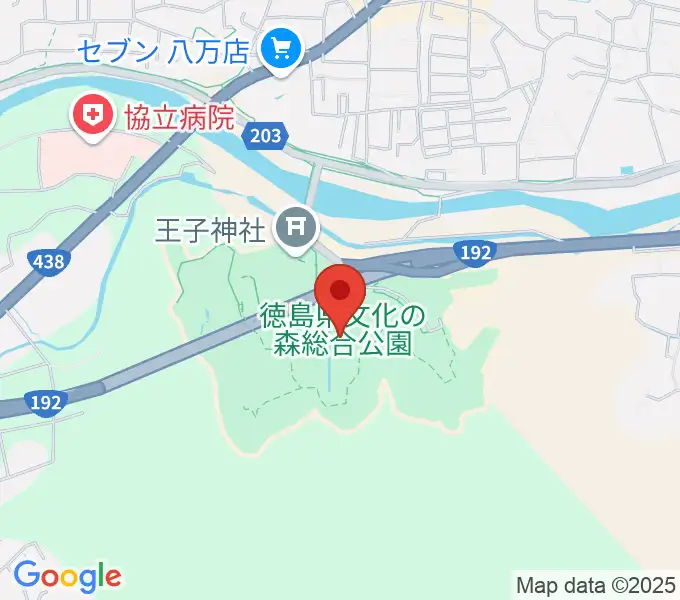 徳島県立近代美術館の地図