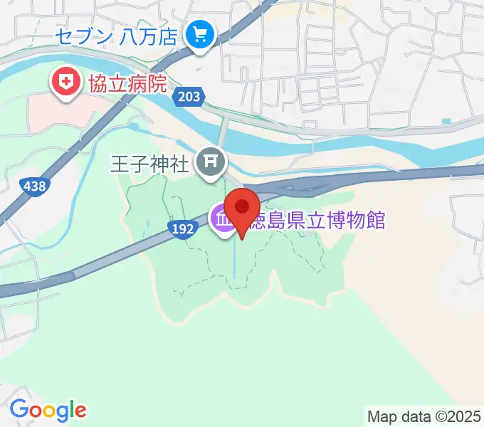 徳島県立近代美術館の地図