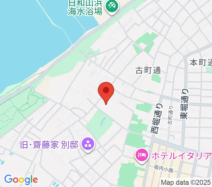 新潟市美術館の地図