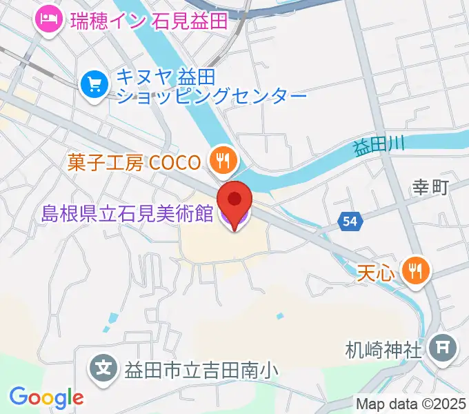 島根県立石見美術館の地図