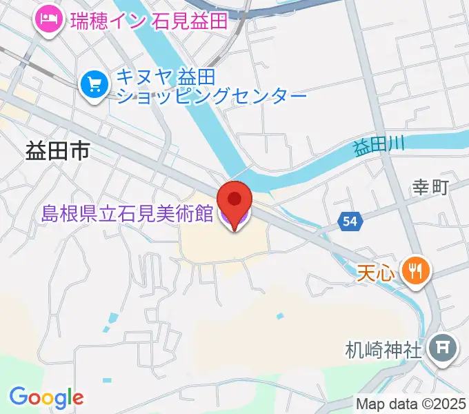 島根県立石見美術館の地図