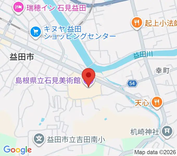 島根県立石見美術館の地図