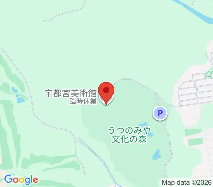 宇都宮美術館の地図