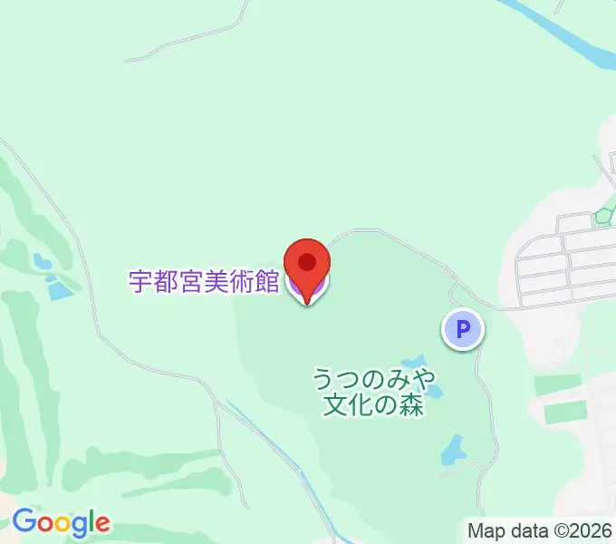 宇都宮美術館の地図
