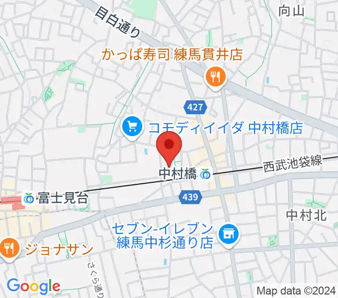 練馬区立美術館の地図