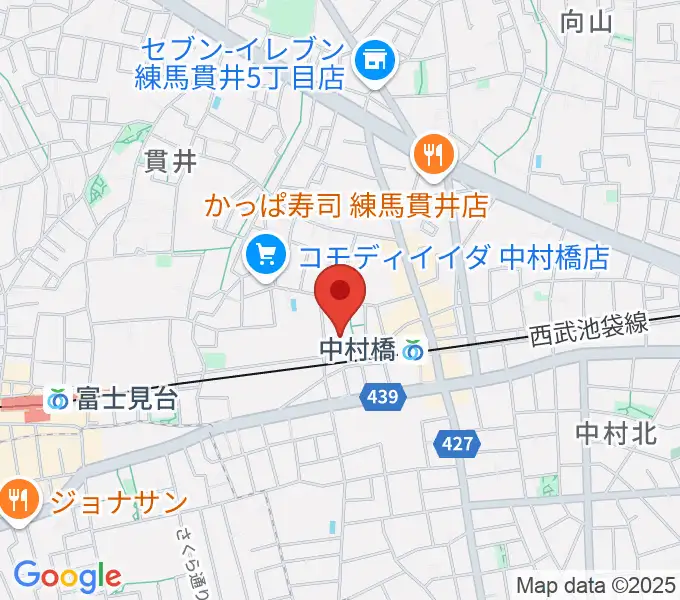 練馬区立美術館の地図