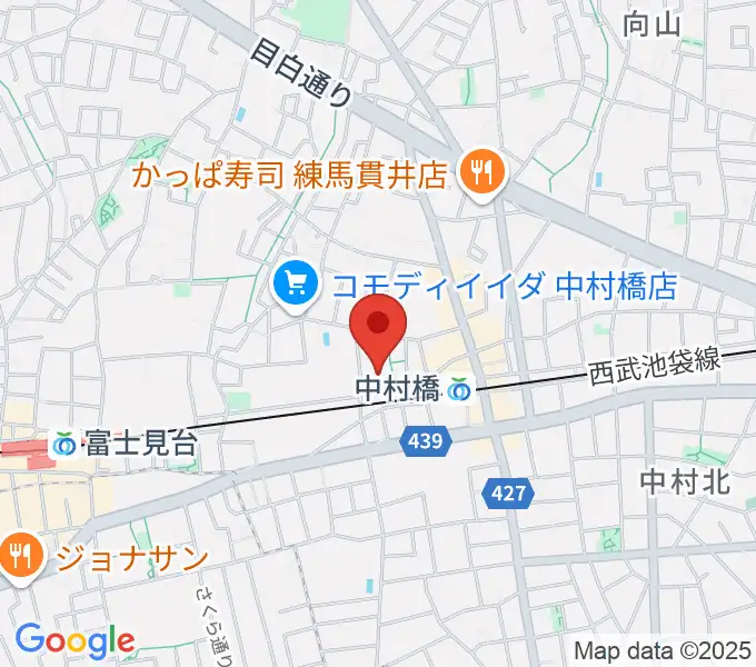 練馬区立美術館の地図