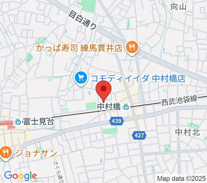 練馬区立美術館の地図