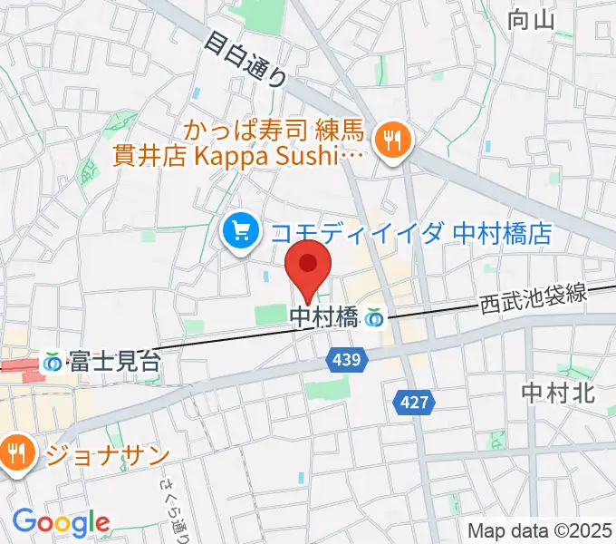 練馬区立美術館の地図