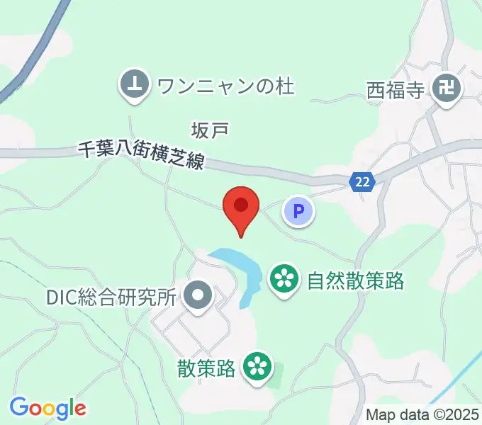 DIC川村記念美術館の地図