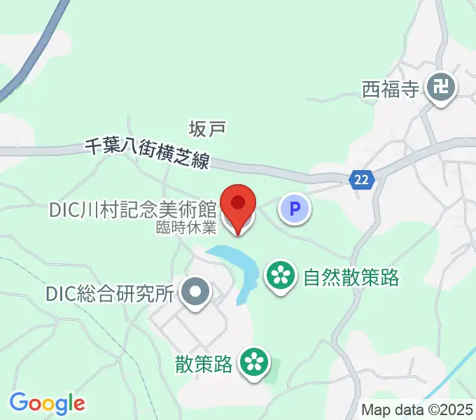 DIC川村記念美術館の地図