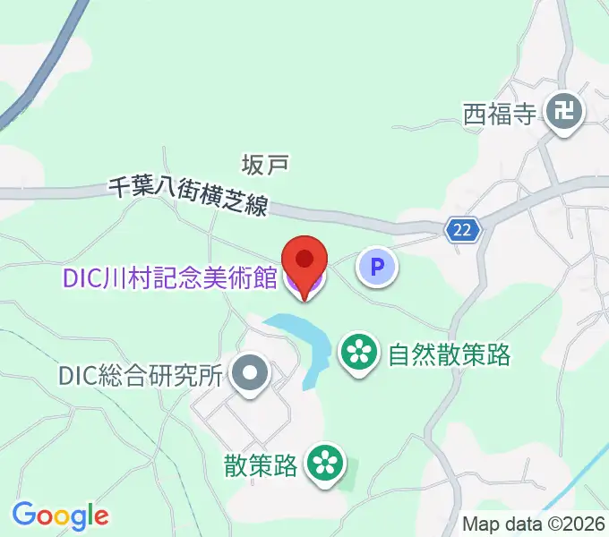 DIC川村記念美術館の地図
