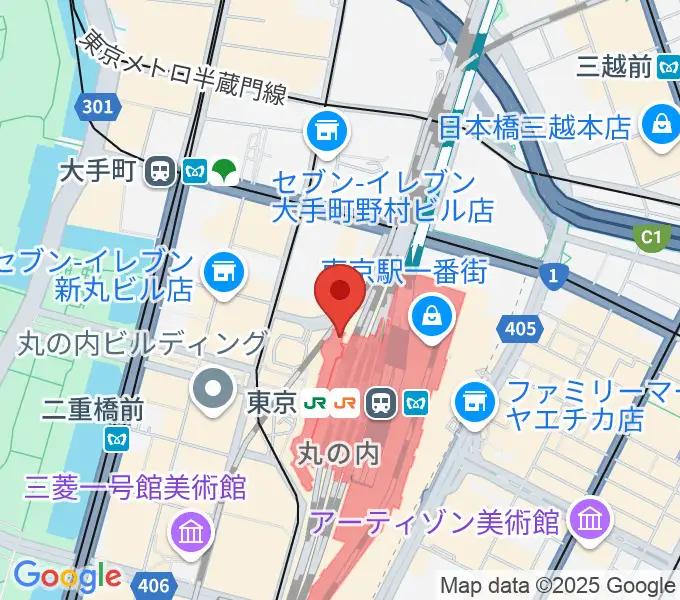 東京ステーションギャラリーの地図