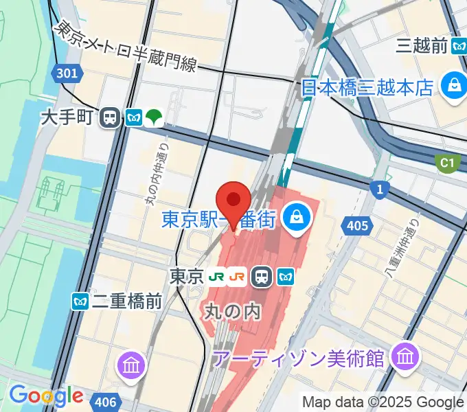 東京ステーションギャラリーの地図